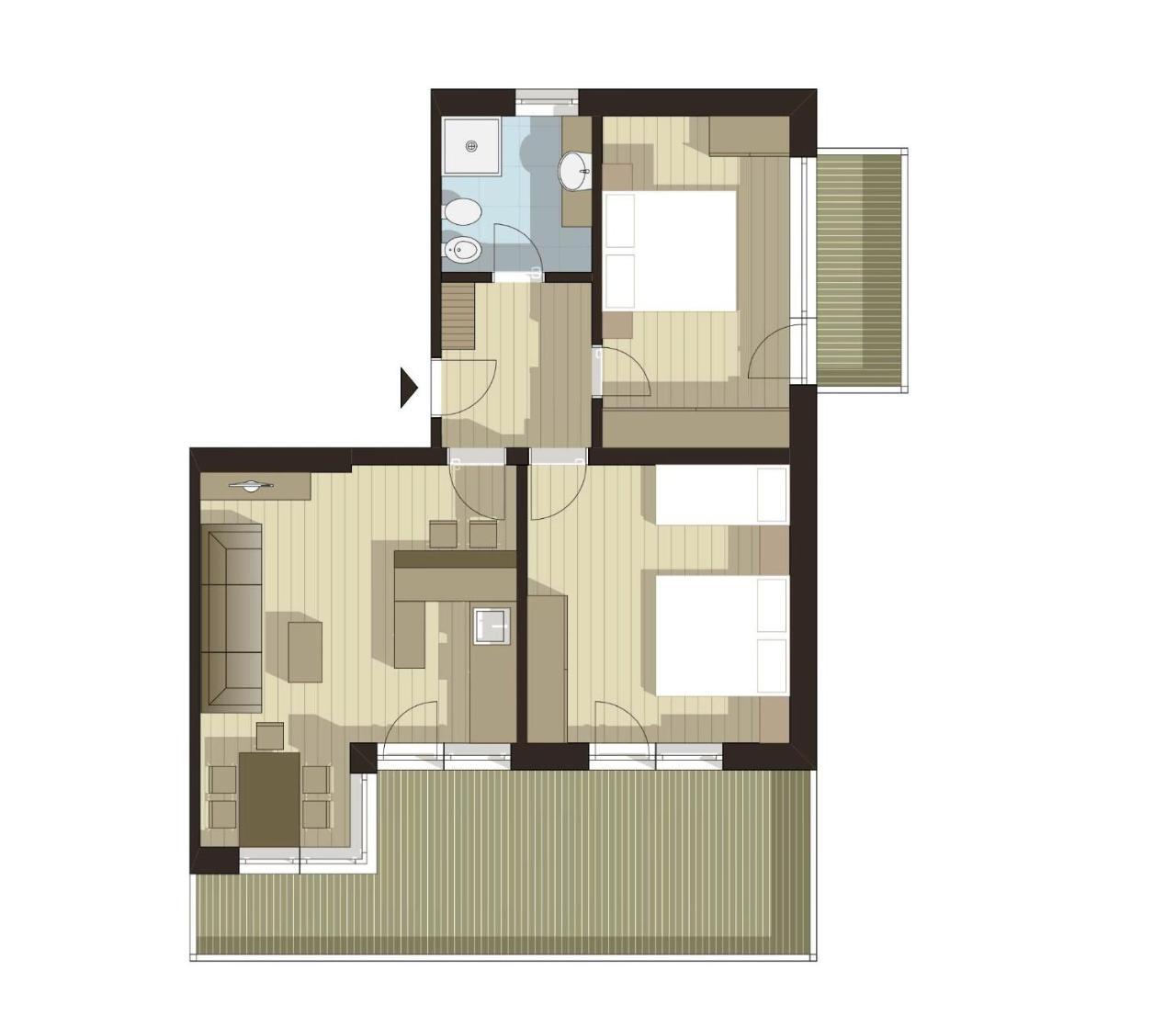 Apartments Tino La Valle Extérieur photo